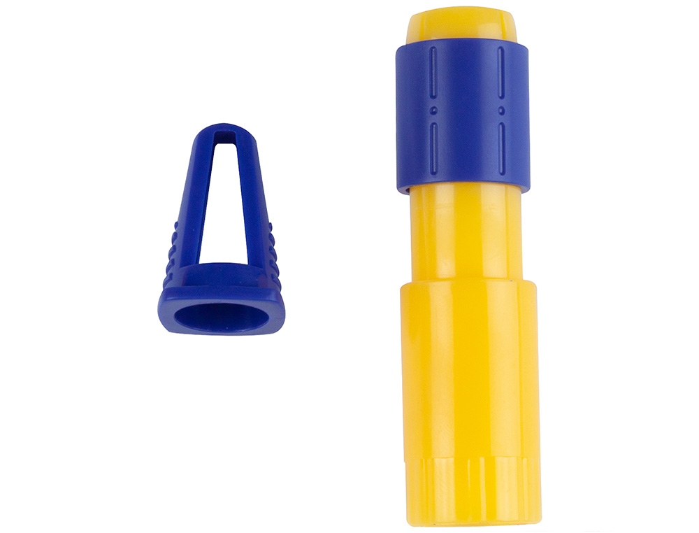 CRAYON CIRE LIDERPAPEL 75MM DIAMTRE 12MM TAILLE-CRAYONS ET PORTE-CRAYONS OFFERTS COLORIS BRILLANTS BOTE 24 UNITS