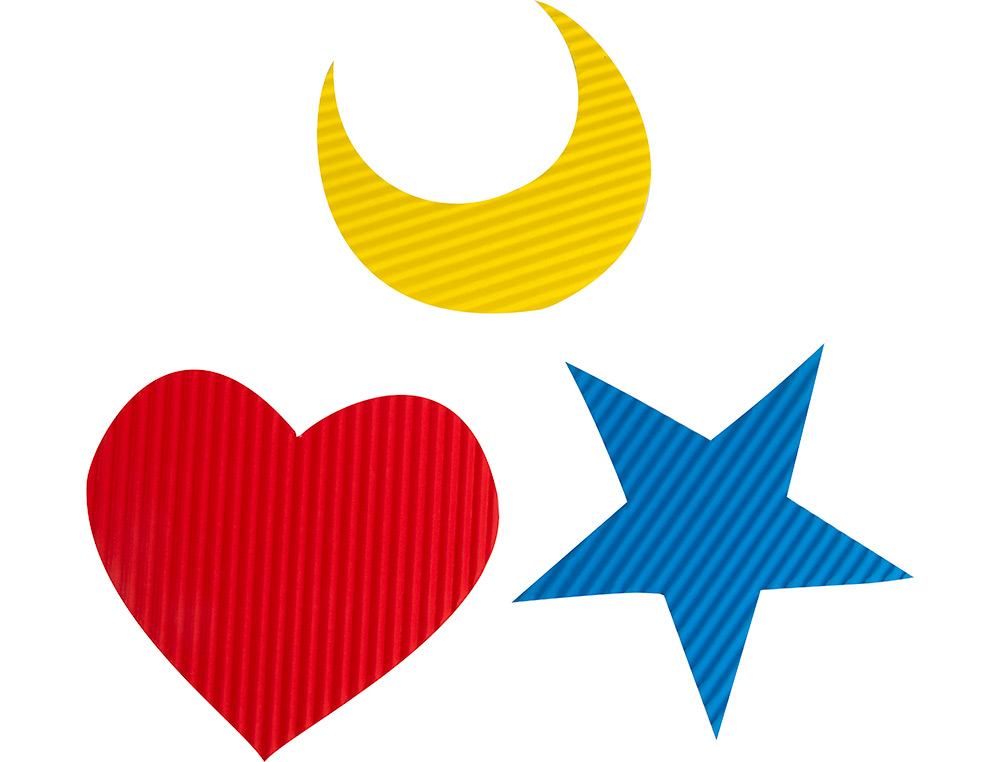 CARTON ONDULÉ LIDERPAPEL A4+ 24X31,5CM 160G/M2 COLORIS ASSORTIS BLOC 10F