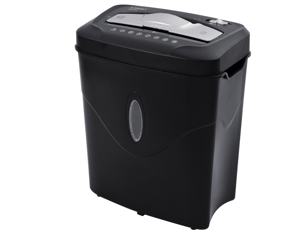 DESTRUCTEUR Q-CONNECT KF17974 CAPACITE 10 FEUILLES DETRUIT AGRAFES CLIPS AGRAFES ET CARTES CAPACITE 16,5L