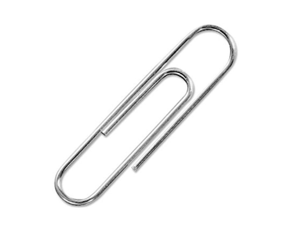 TROMBONE Q-CONNECT NICKELE N 3 BOUT ROND 43MM BOITE 100 UNITES
