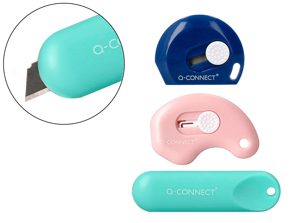 PRESENTOIR Q-CONNECT CUTTER MINI MODELES ET COLORIS       ASSORTIS 30 UNITES