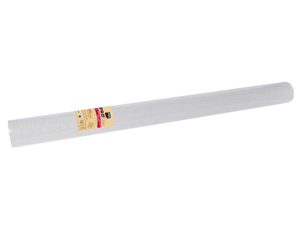 NAPPE PAPIER DAMASSE EXACOMPTA COLORIS BLANC       ROULEAU 1,18X50M
