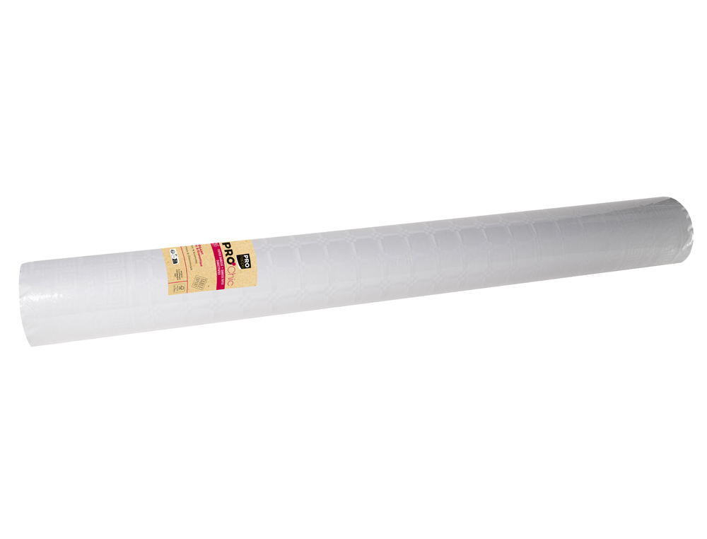 NAPPE PAPIER DAMASSE EXACOMPTA COLORIS BLANC       ROULEAU 1,18X100M