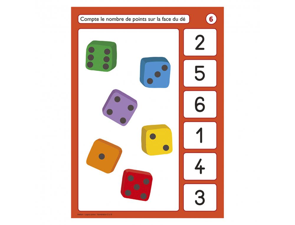 JEU AUTOCORRECTIF LOGICO PRIMO NATHAN NUMERATION MS