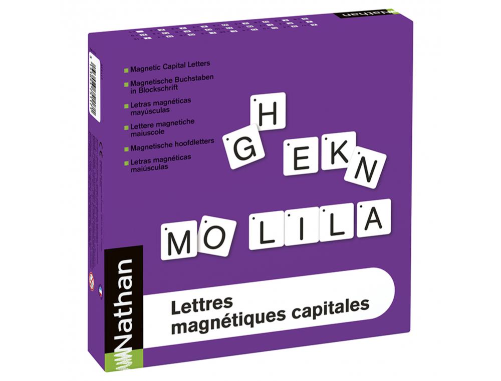 LETTRES MAGNETIQUES NATHAN CAPITALES