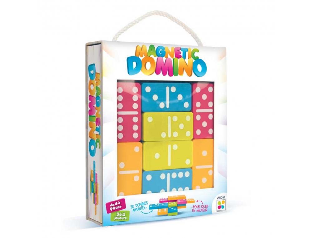 DOMINOS WDK DOMINOS MAGNETIQUES COLORE ET AIMANTE 28 DOMINOS MAGNETIQUES