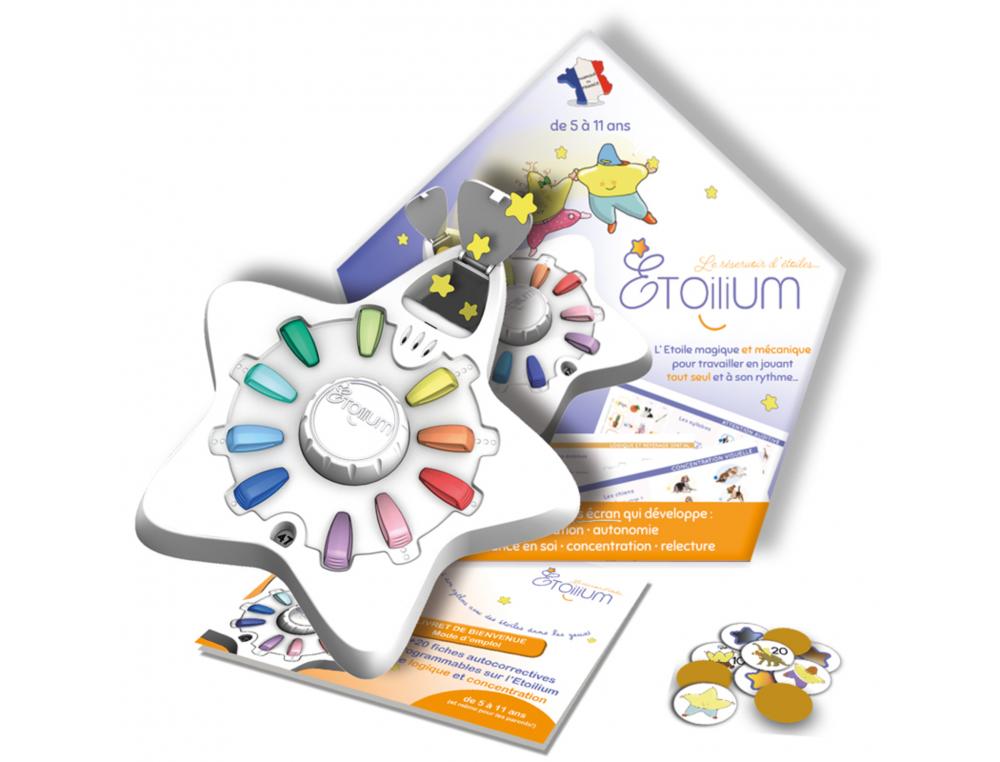 ETOILIUM COFFRET ETOILIUM JEUD EDUCATIF ENFANTS DE 5 A  11 ANS TRAVAIL DE LA          CONCENTRATION AUTONOMIE ET