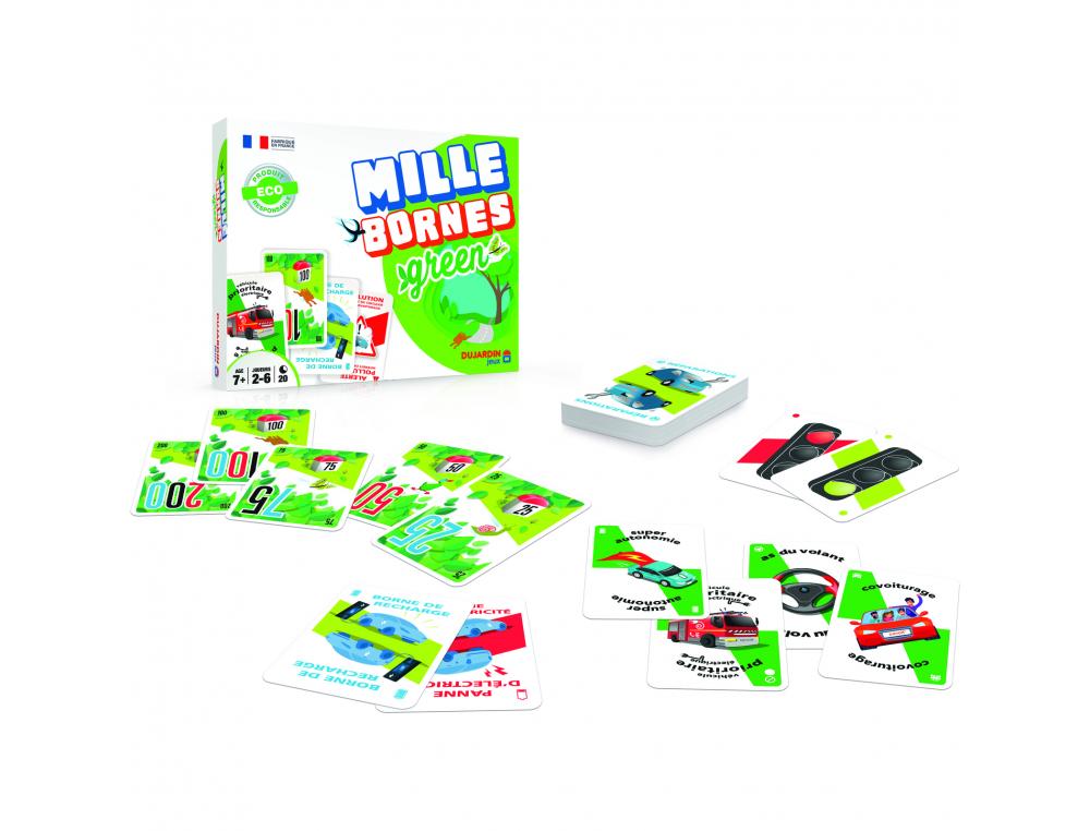 JEU DE 110 CARTES MILLE BORNES DUJARDIN GREEN