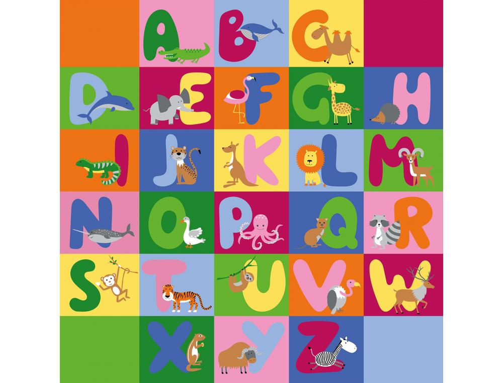 TAPIS ALPHABET ACHOKA TAPIS ALPHABET CARRE 2M X2M