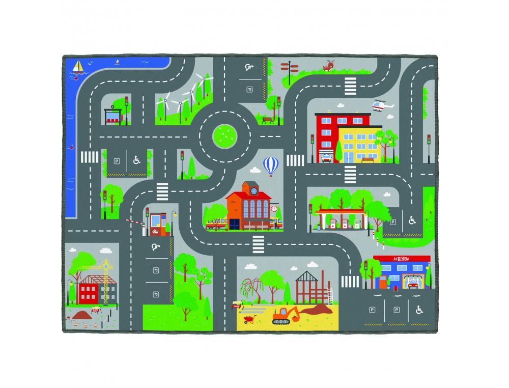 TAPIS GEANT ROUTE 133 X180CM ACHOKA