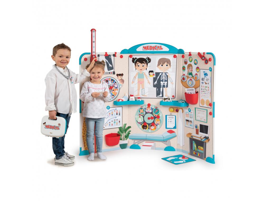 LE CABINET MEDICAL AVEC 60 ACCESSOIRES SMOBY