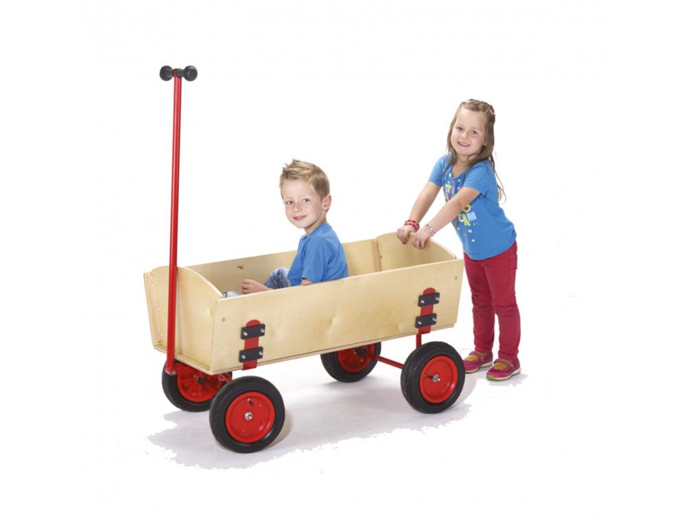 AUTRES CYCLES ET PORTEURS BLS CHARIOT ROLL BOLL EN BOIS     MASSIF TRANSPORTER JOUETS OU  OBJETS LOURDS JUSQU A 100 KG