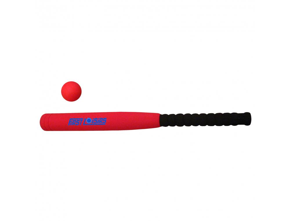 BASE BALL SOFT BALL FIRST LOISIRS SET DE SOFTBALL BATTE ET BALLE MOUSSE 61 CM