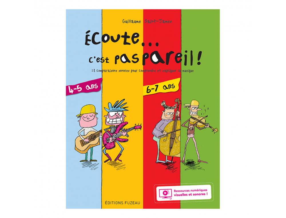 LIVRE AUDIO FUZEAU ECOUTE  C EST PAS PAREIL   60 PAGES