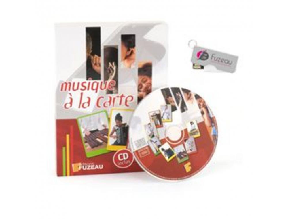 CD + SUPPORT NUMERIQUE FUZEAU MUSIQUE A LA CARTE