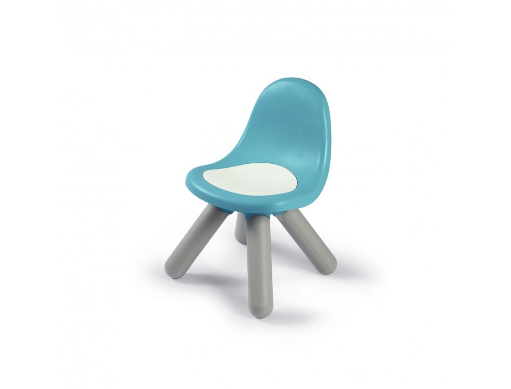 CHAISE ENFANT SMOBY TOYS EN PLASTIQUE PIEDS SOUFFLES      UTILISATION INTERIEURE MAX    50KG 33X33X50CM COLORIS BLEU