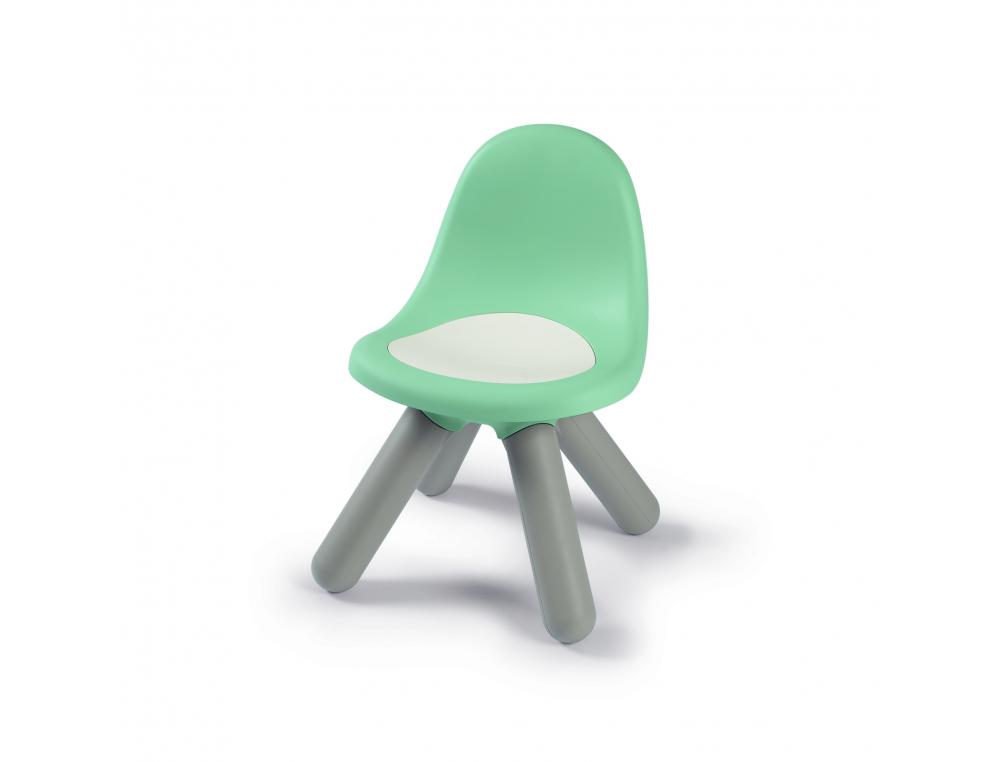 CHAISE ENFANT SMOBY TOYS EN PLASTIQUE PIEDS SOUFFLES      UTILISATION INTERIEURE MAX    50KG 33X33X50CM COLORIS VERT