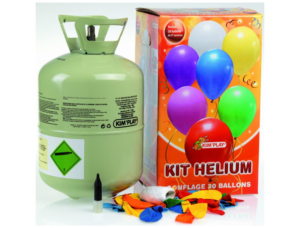 BONBONNE HELIUM KIM PLAY + 30 BALLONS A GONFLER