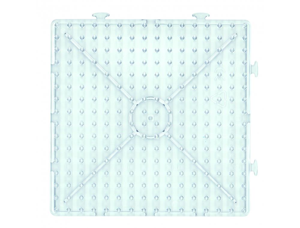PLAQUE GRAINE CREATIVE POUR MAXI PERLES A REPASSER CARREE 15X15CM