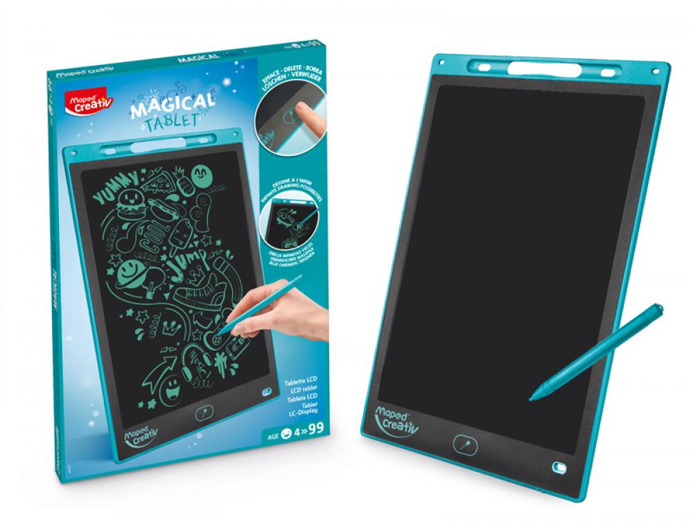 ARDOISE TABLETTE LCD MAPED GRAND MODELE 12 EFFACABLE