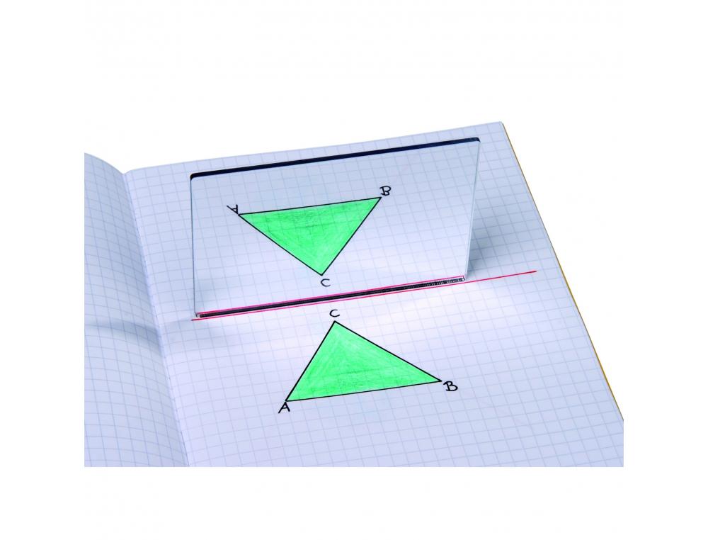 ATELIER DE SYMETRIE VINCO EDUCATIONAL MIROIR INCASSABLE POUR SYMETRIE GEOMETRIE       ANGLES ETC 25 MIROIRS