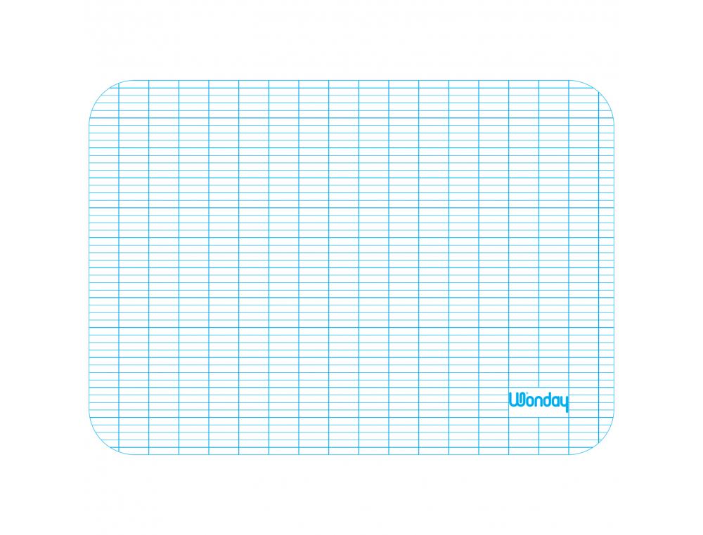 ARDOISE WONDAY CARTON EFFAABLE 17,6X25CM FACE      SEYES + UNIE COLORIS BLANC