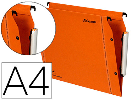 DOSSIER SUSPENDU ESSELTE DUAL KRAFT LMG 240G ARMOIRE ENTRAXE 330MM H275MM FOND V COLORIS ORANGE BOTE 25 UNITS