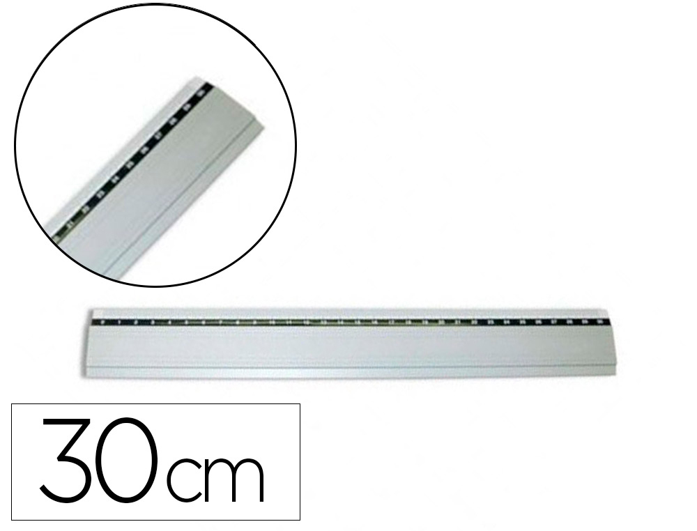 RGLET WONDAY 30CM INOX 2 FACES GRADUES