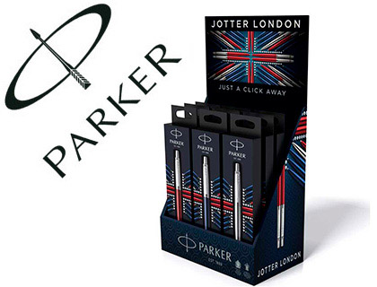 PRSENTOIR DE COMPTOIR DE 9 VALUE PARKER PACKS JOTTER