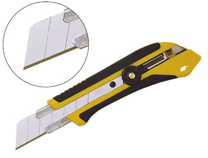 CUTTER SIGN OLFA XH-1 LARGE GROS TRAVAUX LAME 25MM MANCHE ANTI-GLISSE MOLETTE DE RGLAGE ET DE BLOCAGE