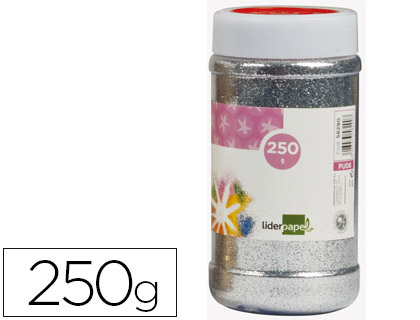 PAILLETTE FANTAISIE LIDERPAPEL COLORIS ARGENT MTALLIS POT 250G